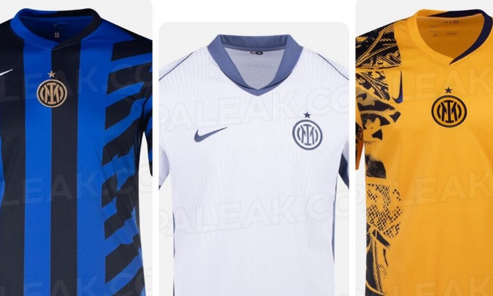 Maglie Inter 2024/2025 le prime immagini delle nuove divise FOTO