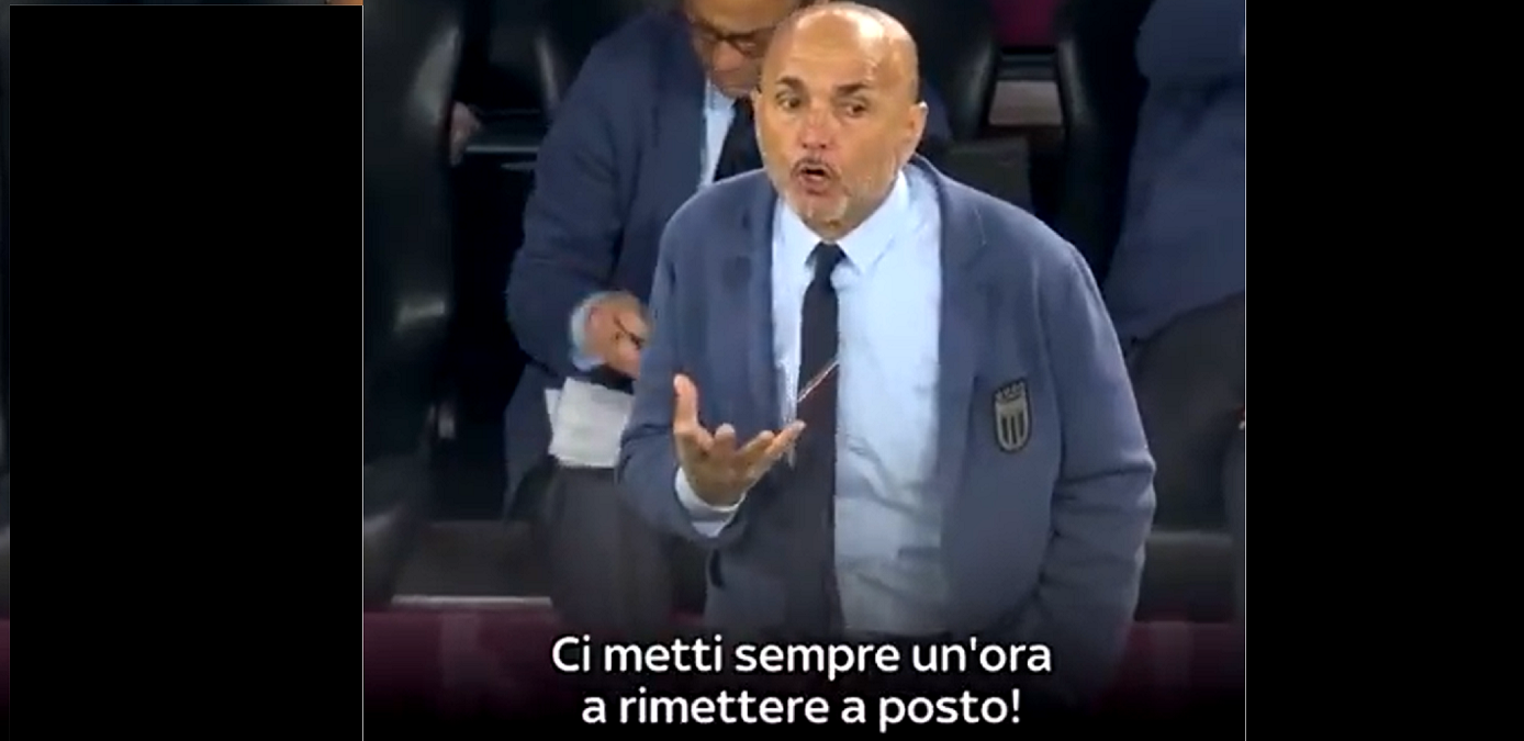Italia Albania, le REAZIONI DALLA PANCHINA di Luciano Spalletti durante il match – VIDEO
