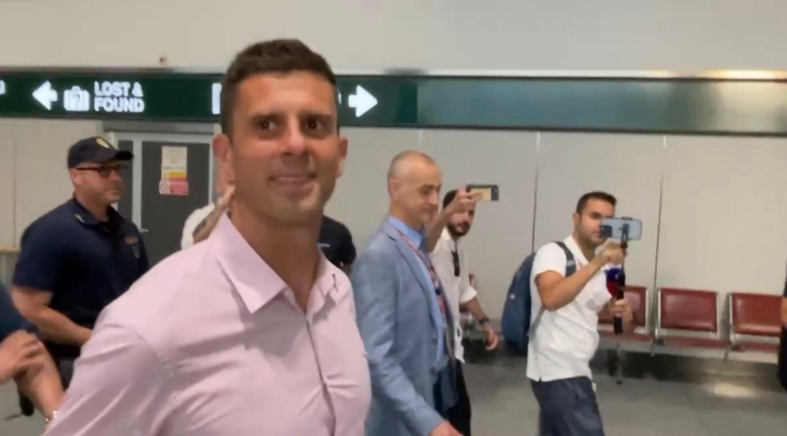 thiago motta arrivo malpensa juventus