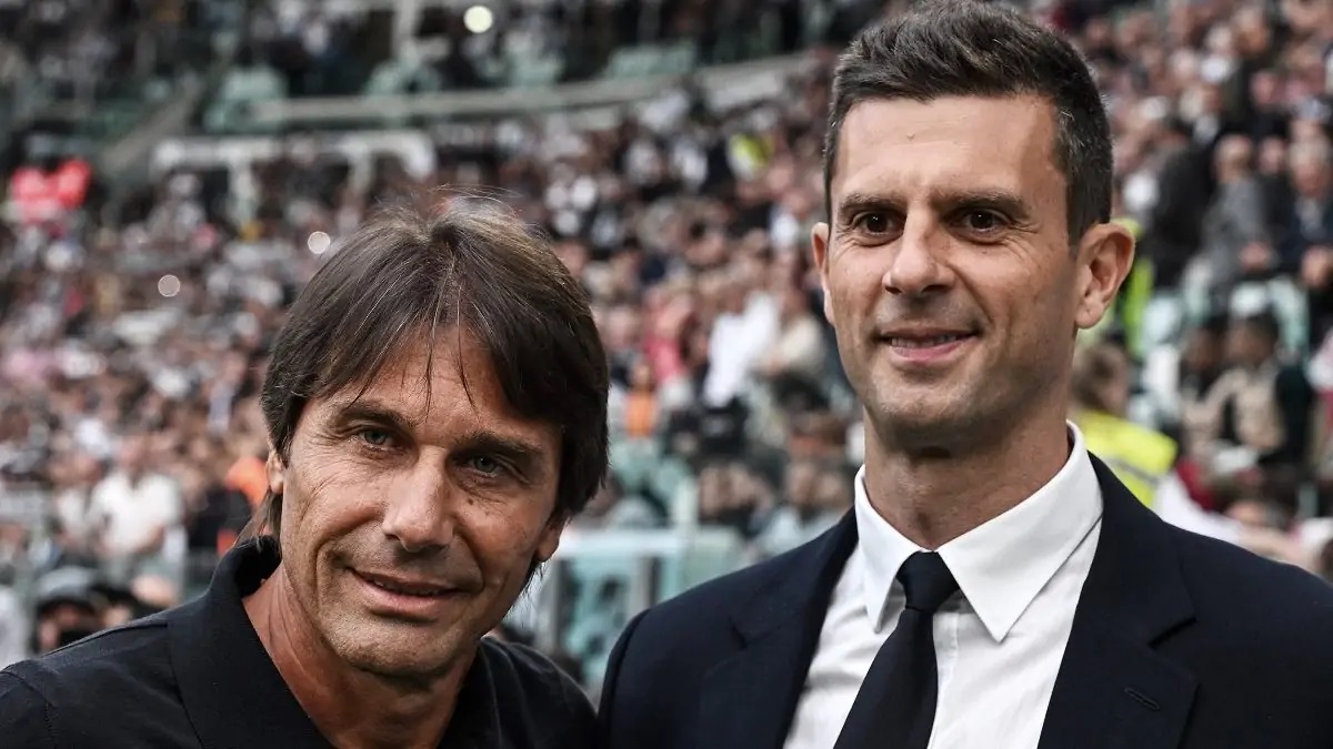 Juve-Napoli Conte-Thiago Motta