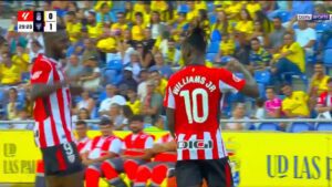 Nico Williams, primo gol stagionale: l’Atheltic Bilbao vince 3-2 con il Las Palmas – VIDEO