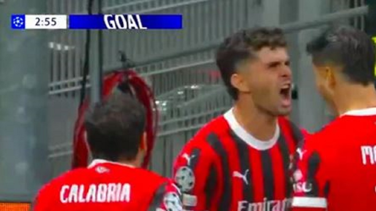 PULISIC sblocca subito Milan Liverpool: la PROGRESSIONE a rete dell’americano – VIDEO