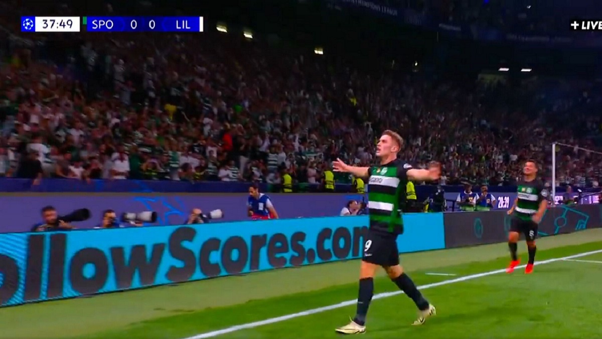 Champions League, ecco Gyokeres, il gol di uno dei più attesi! Tris Bayern, ancora 0 0 il Real – VIDEO