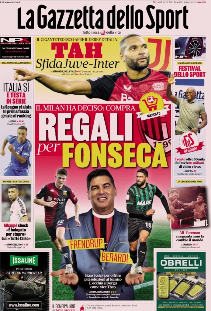 la gazzetta dello sport 064728782