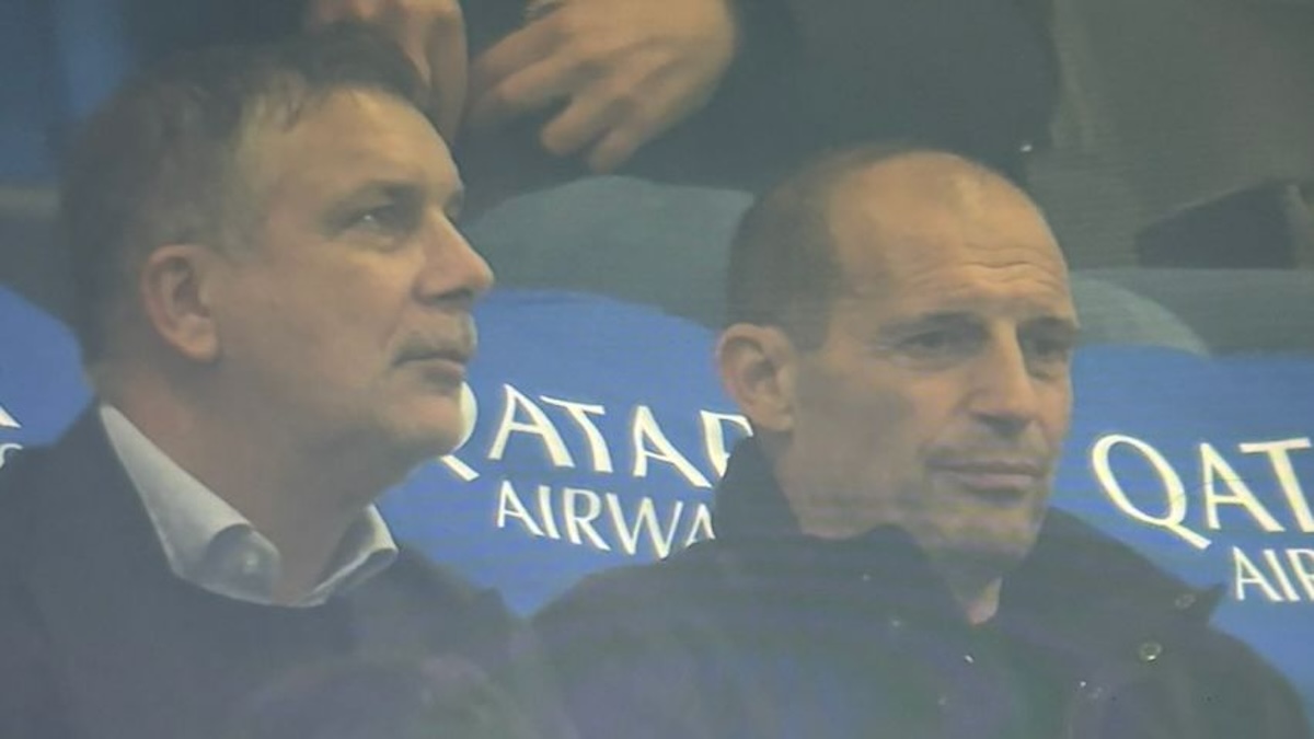 Inter Napoli, Max Allegri presente a San Siro: in tribuna con Cherubini – FOTO