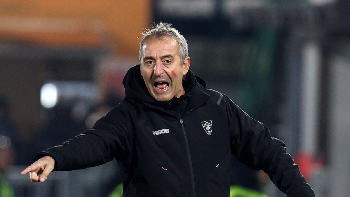 Lecce, Giampaolo in conferenza: «Ai tifosi cosa posso dire? Il dispiacere loro è lo stesso mio e della squadra. Gaspat? Parlare di lui non ha senso»