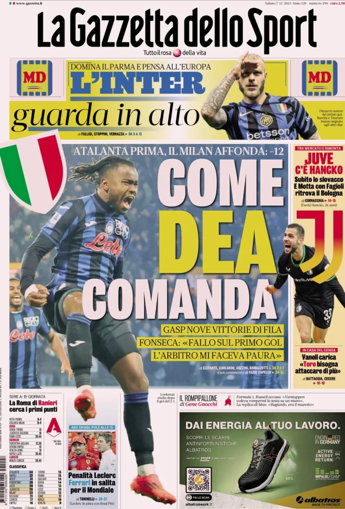 la gazzetta dello sport 054945303