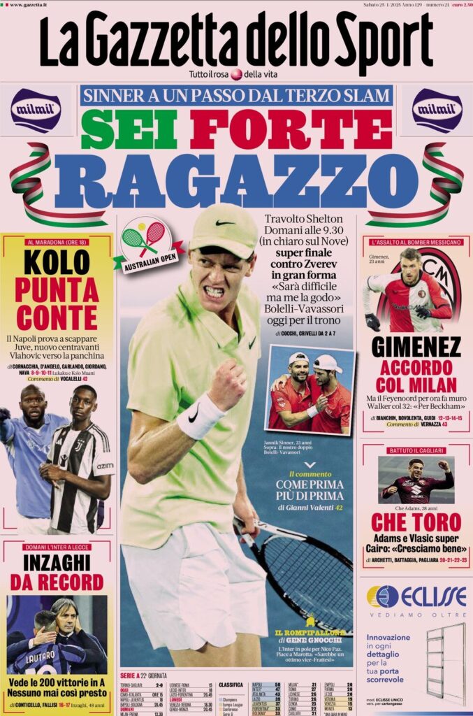 la gazzetta dello sport 062806984