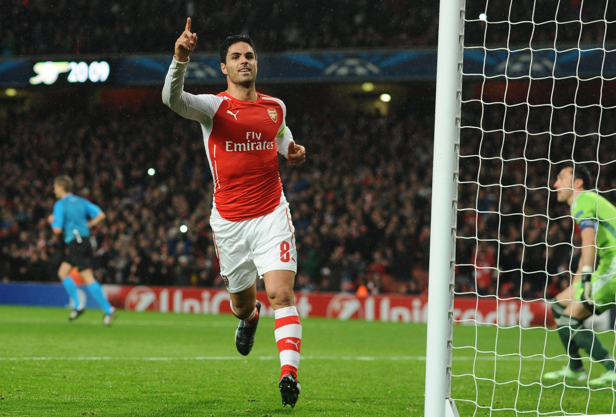 arteta esulta arsenal champions league novembre 2014 ifa scaled