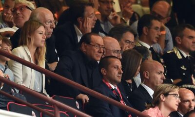 berlusconi silvio barbara galliani tribuna milan agosto 2014 ifa