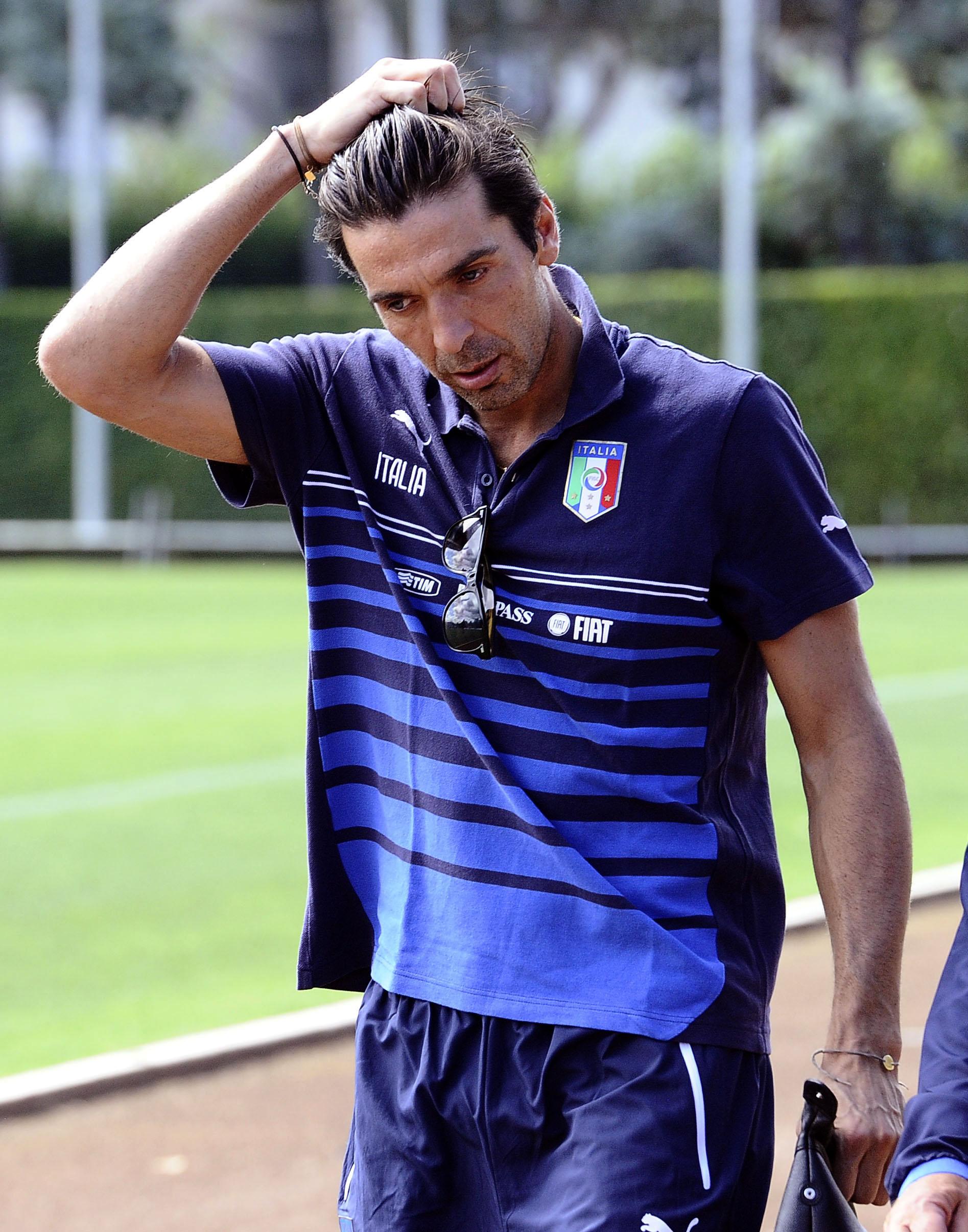 buffon allenamento italia agosto 2014 ifa