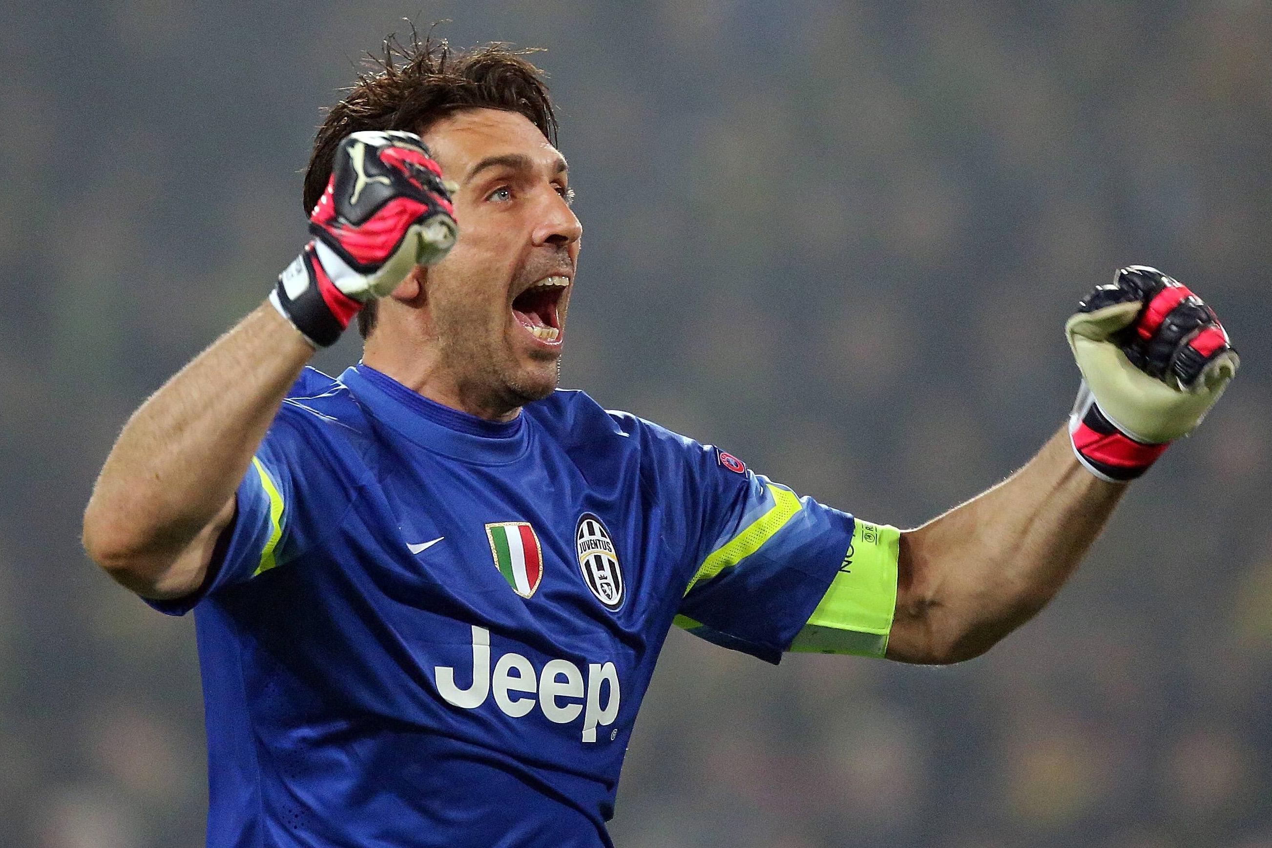 buffon esulta juventus champions league marzo 2015 ifa