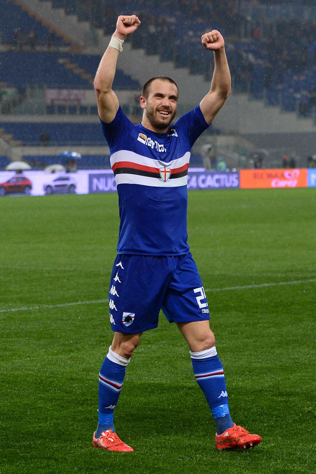 de silvestri esulta sampdoria marzo 2015 ifa