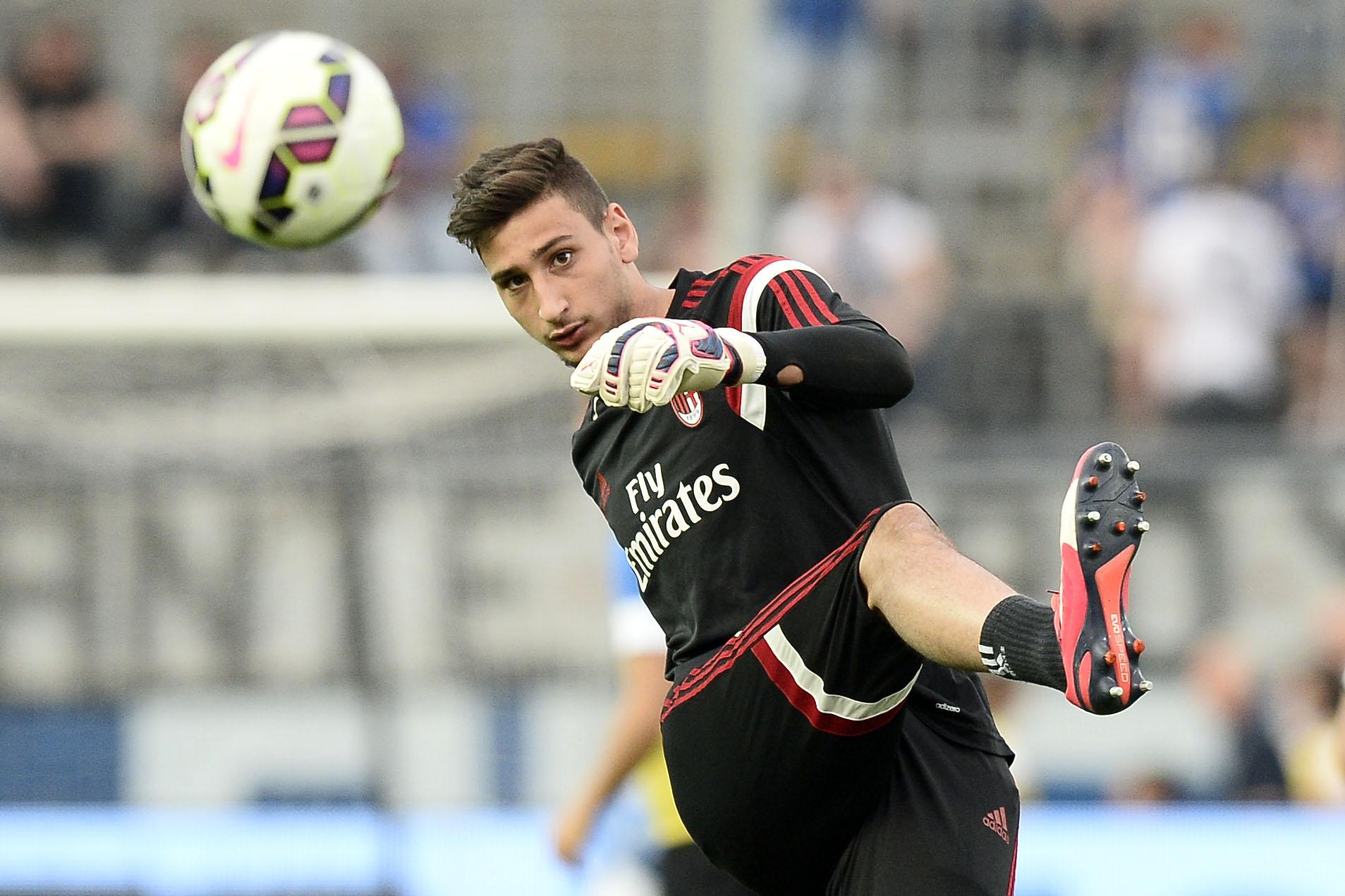 donnarumma riscaldamento milan maggio 2015 ifa