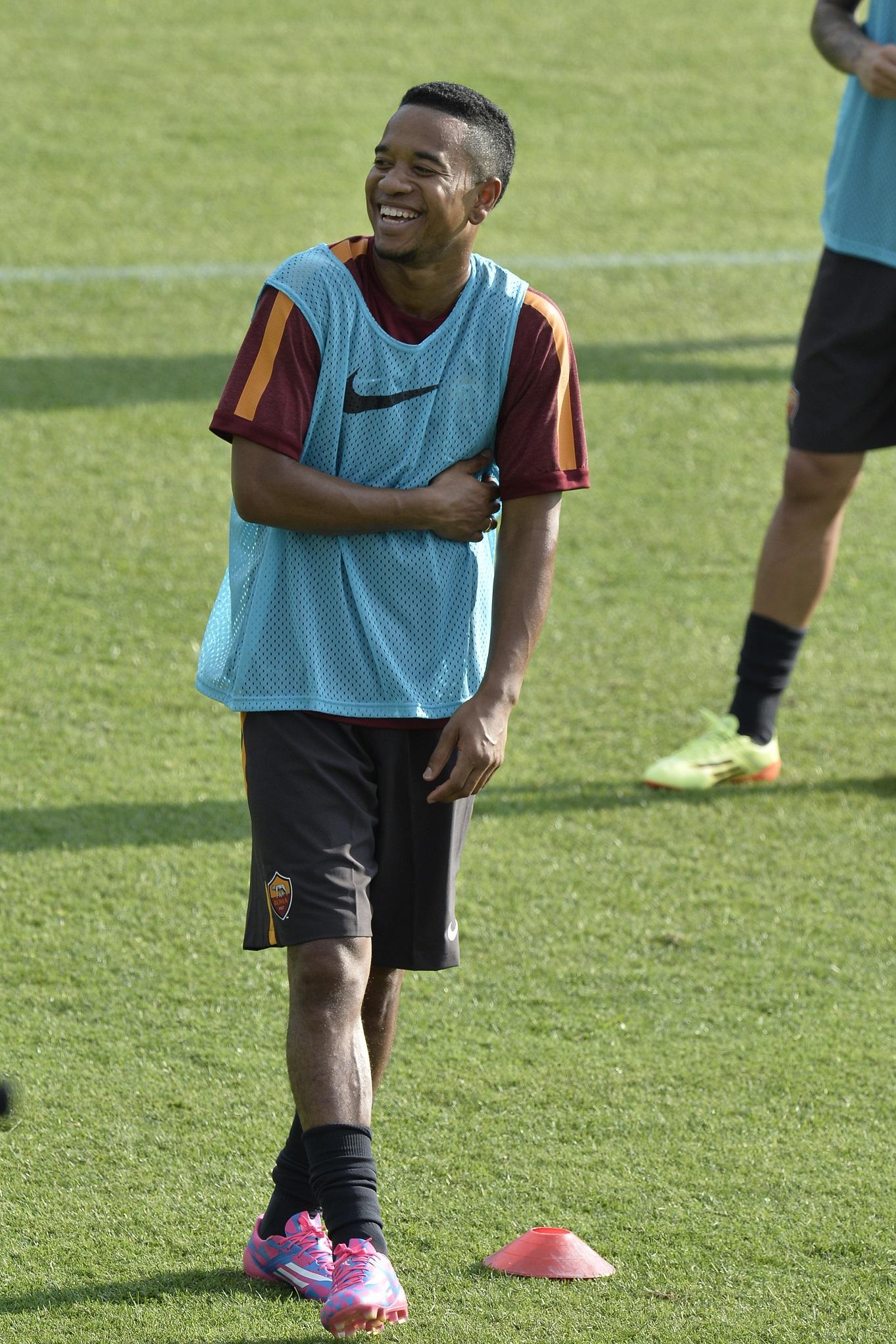 emanuelson roma allenamento luglio 2014 ifa