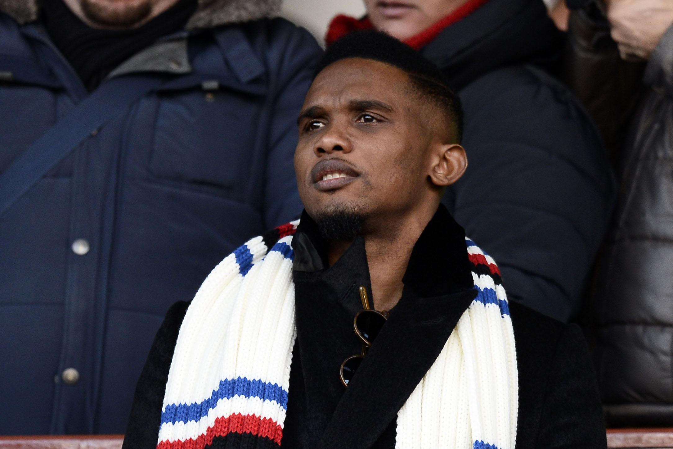 etoo tribuna sampdoria gennaio 2015 ifa