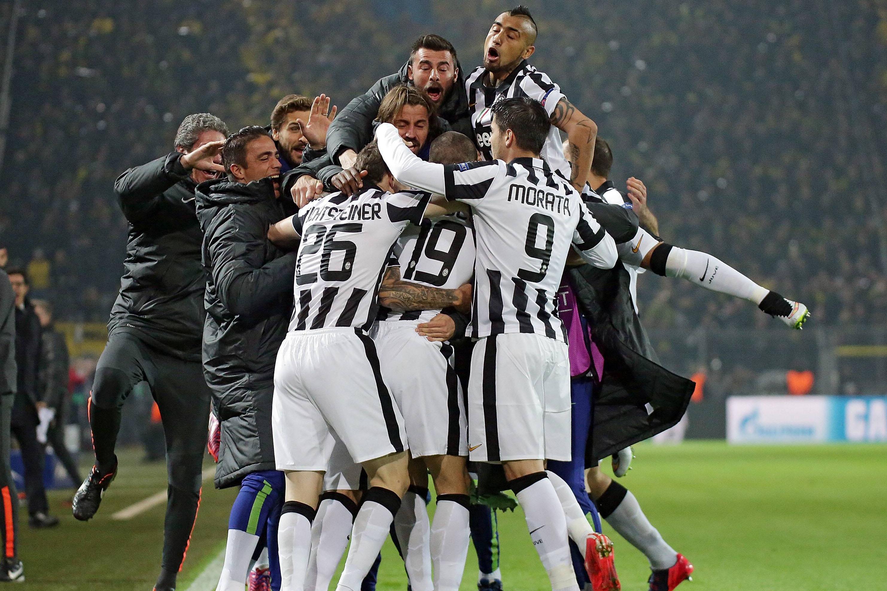 juventus esultanza champions league marzo 2015 ifa