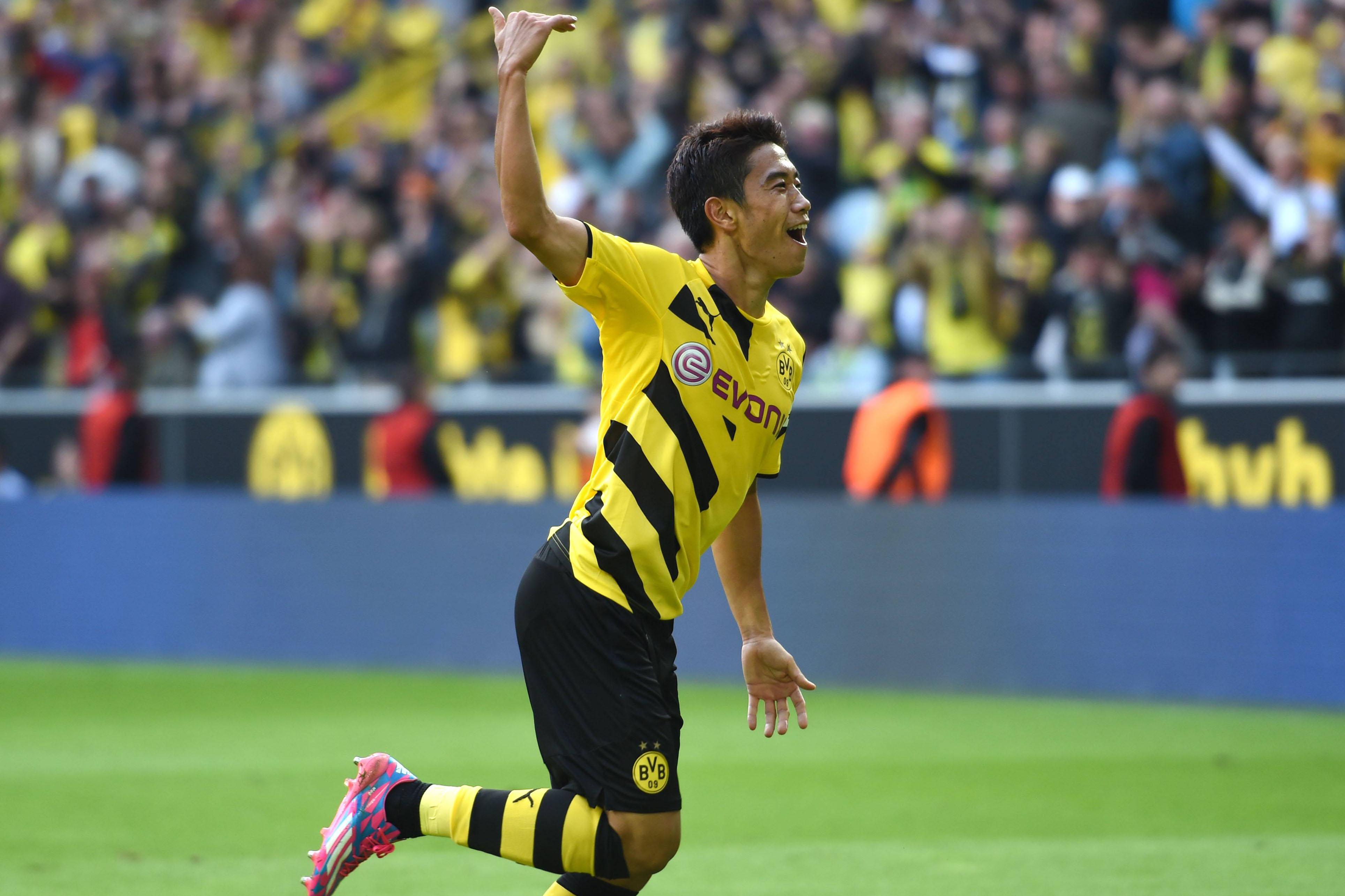 kagawa esulta borussia dortmund settembre 2014 ifa