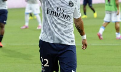 lavezzi riscaldamento psg agosto 2014 ifa