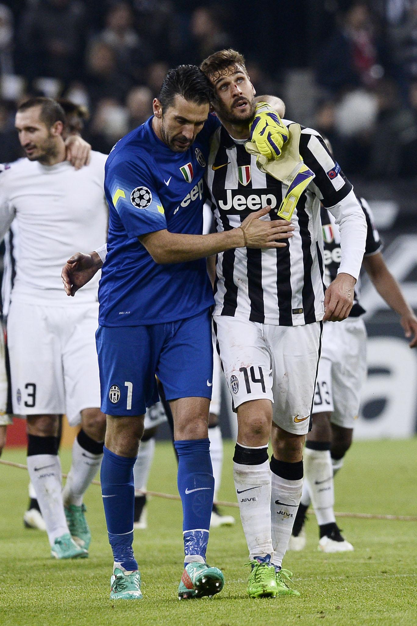 llorente buffon juventus champions league dicembre 2014 ifa