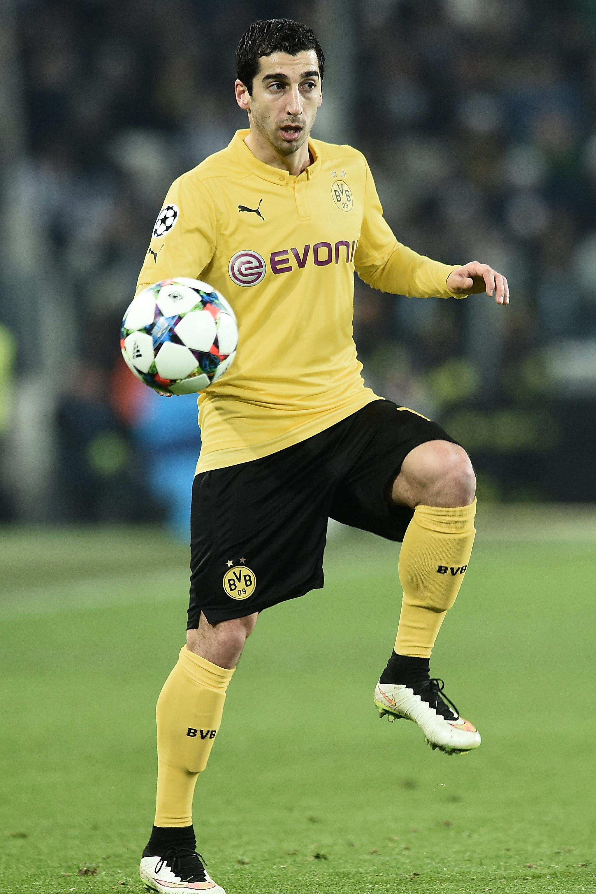 mkhitaryan azione borussia dortmund champions league febbraio 2015 ifa