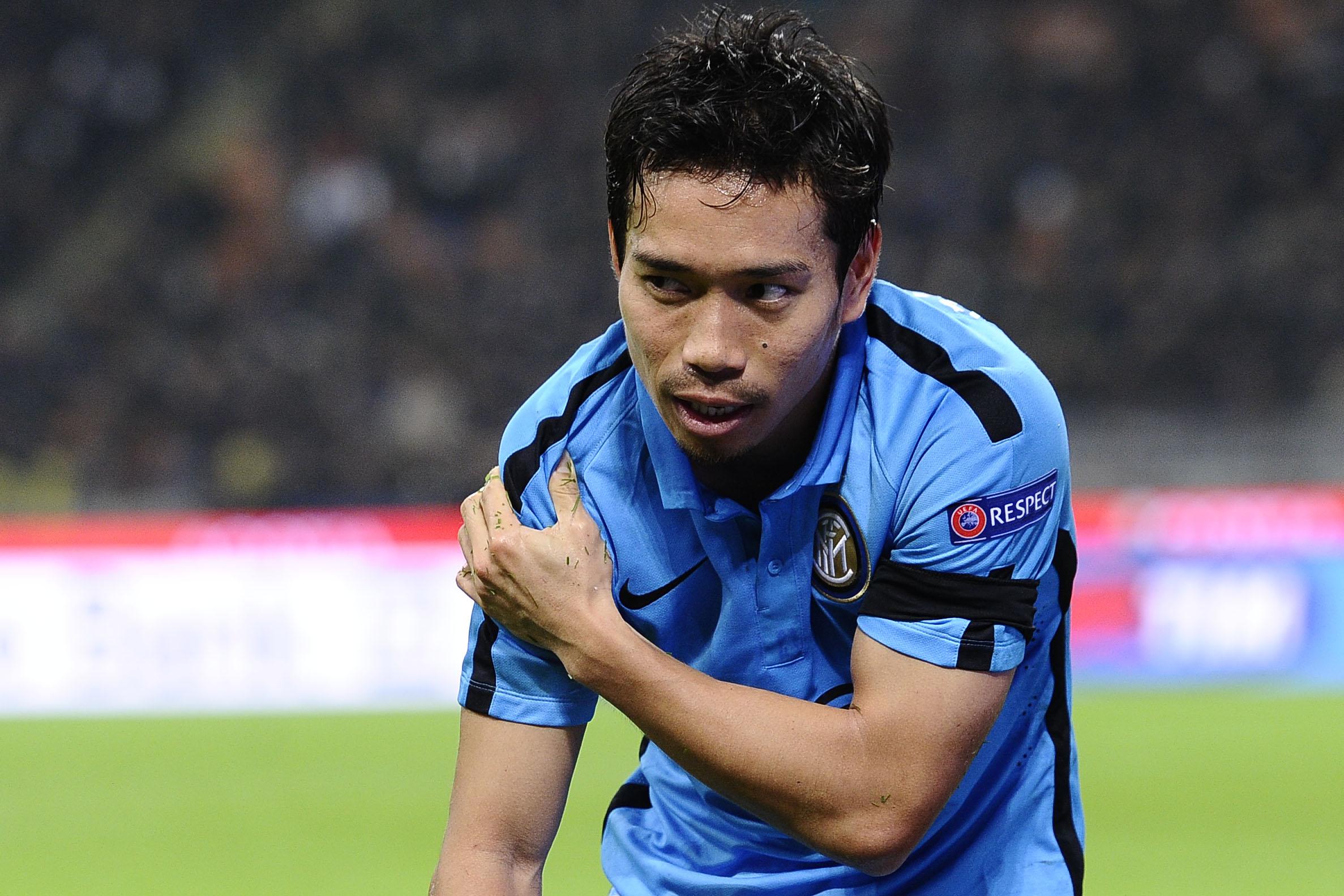 nagatomo infortunato inter third europa league novembre 2014 ifa