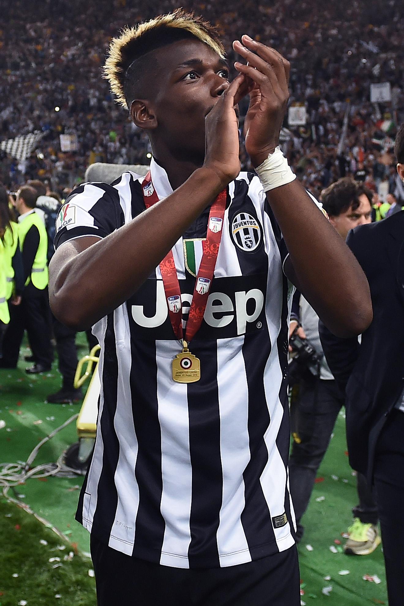 pogba esulta juventus coppa italia maggio 2015 ifa