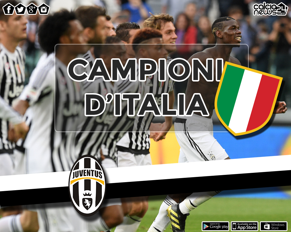 juve campione 2016