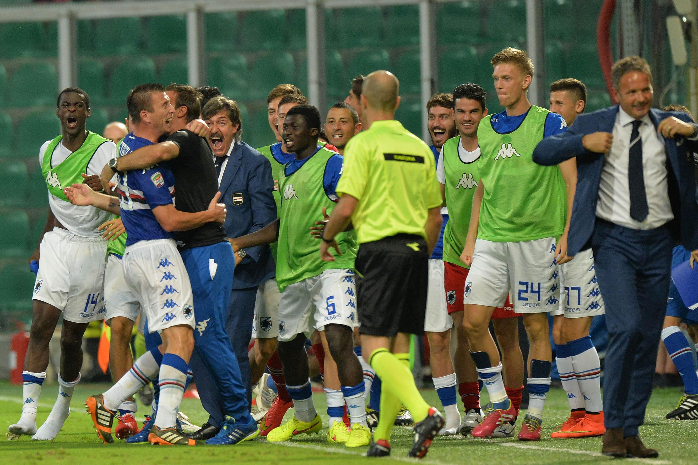 sampdoria esultanza agosto 2014 ifa