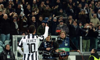 tevez esulta juventus champions league febbraio 2015 ifa