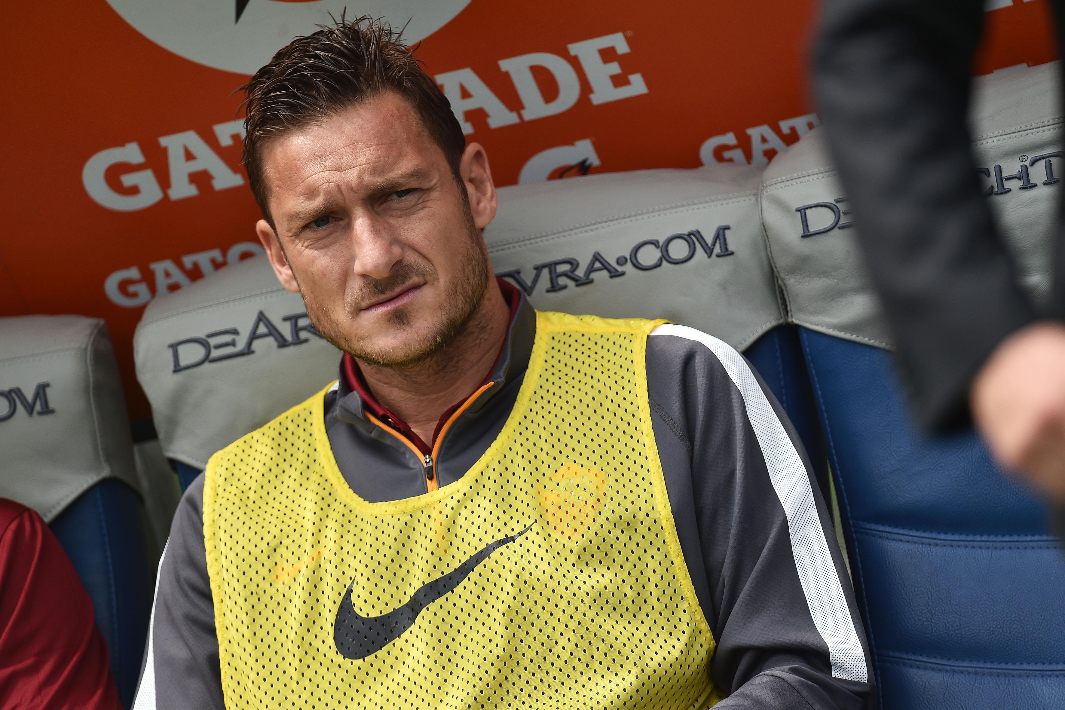 totti panchina roma maggio 2015 ifa