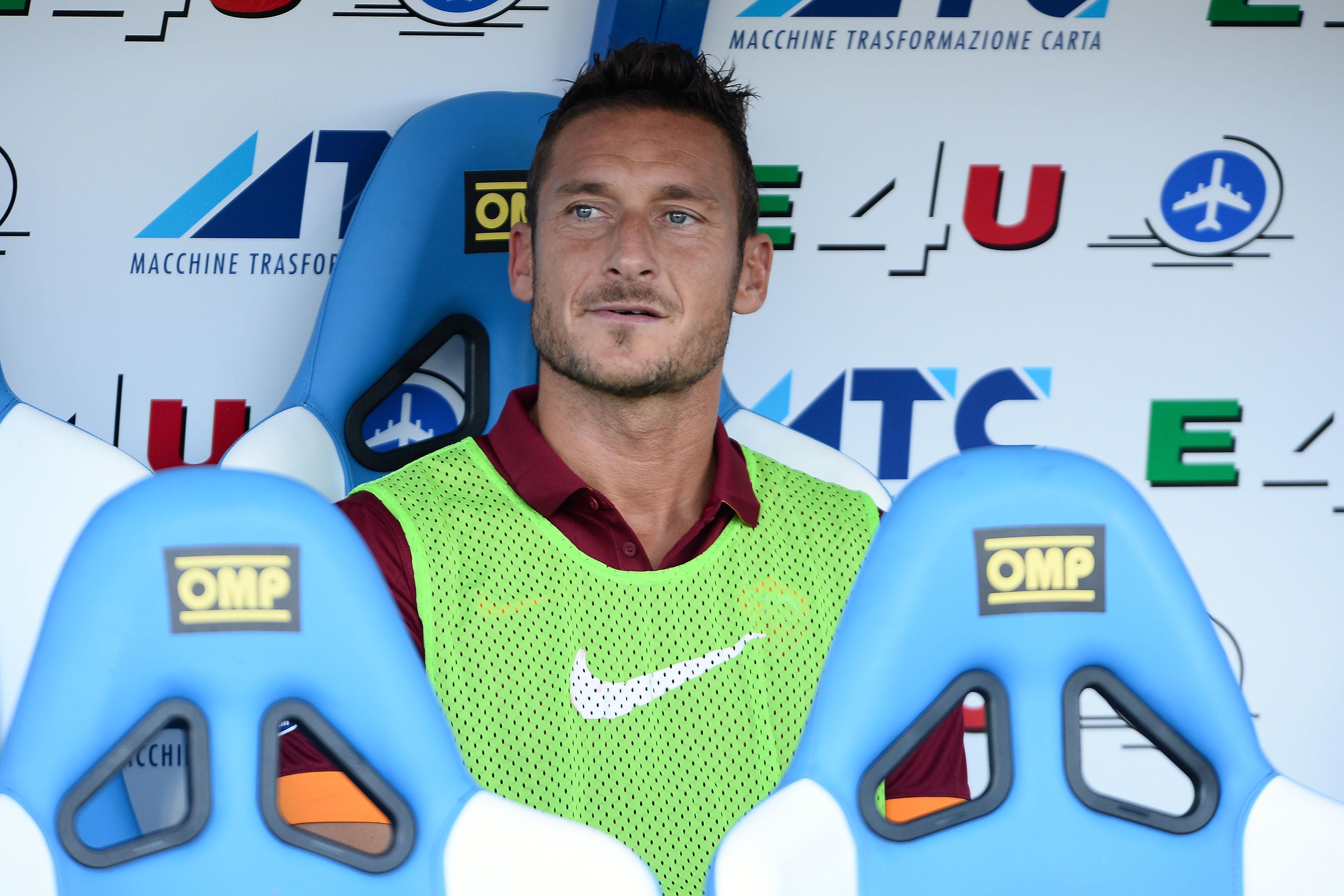 totti panchina roma settembre 2014 ifa