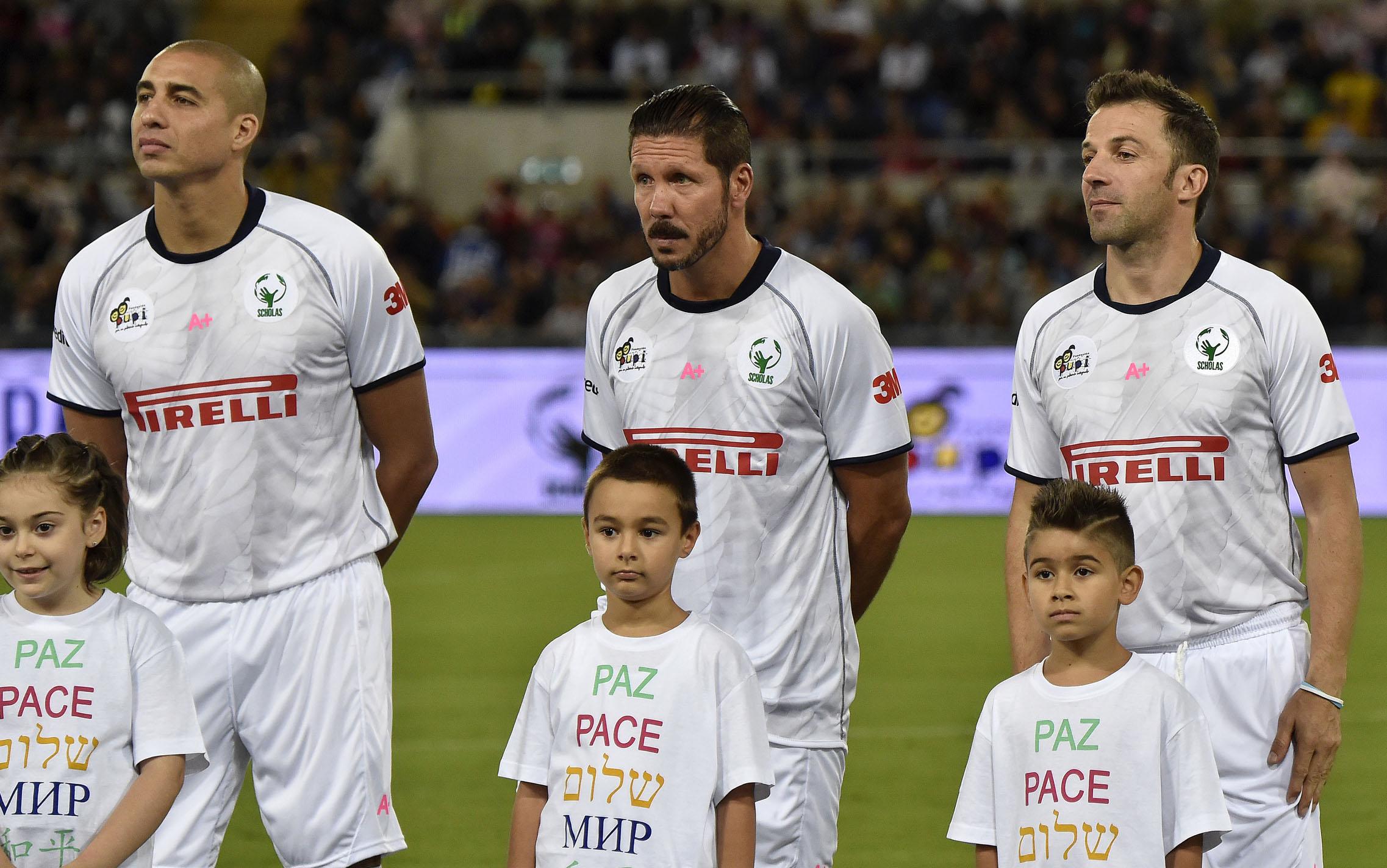 trezeguet simeone del piero partita pace agosto 2014 ifa