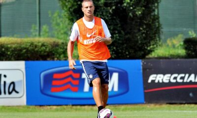 vidic allenamento inter luglio 2014