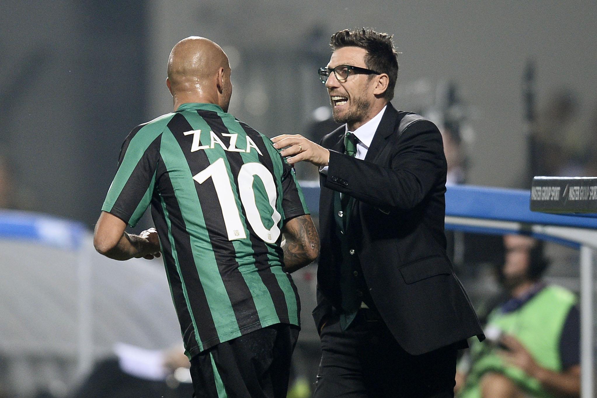 zaza di francesco esultano sassuolo ottobre 2014 ifa