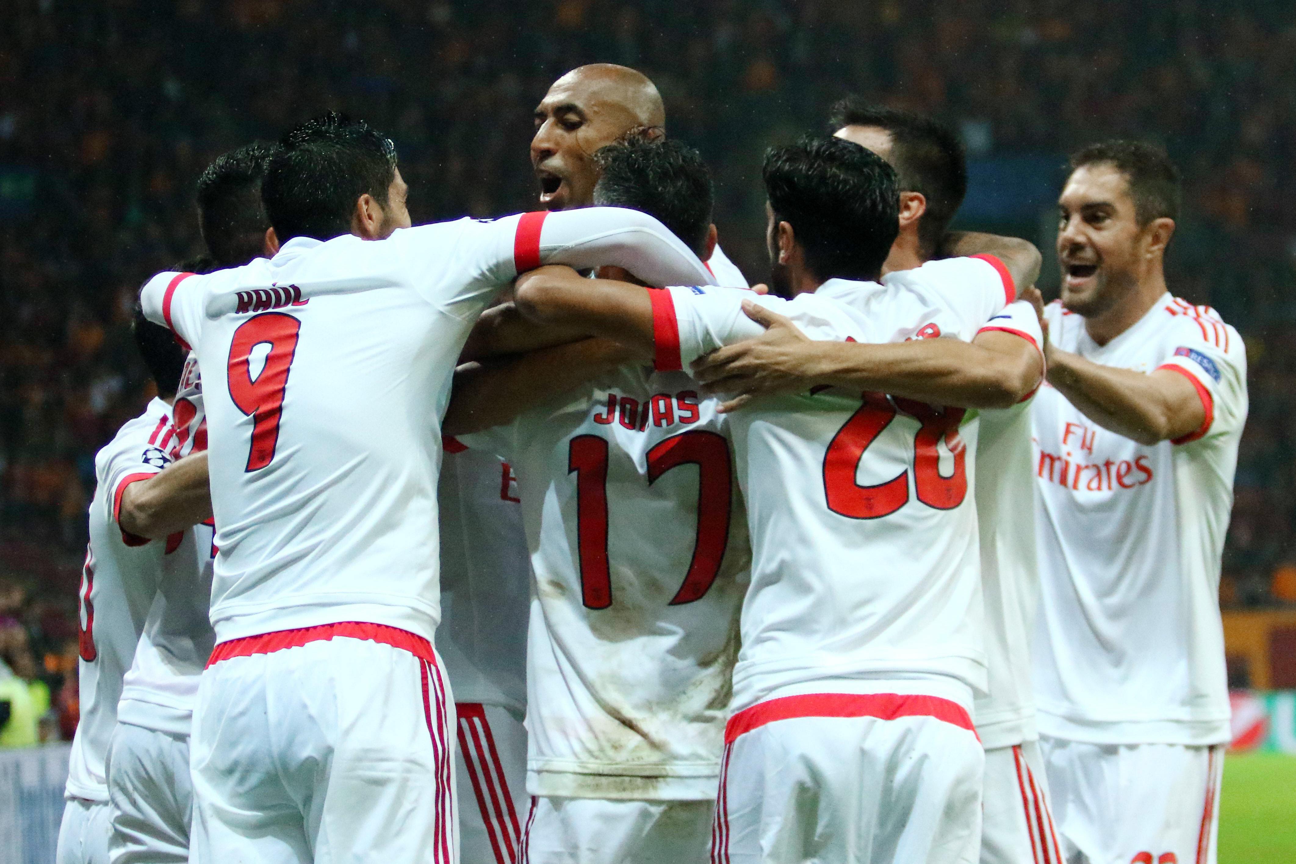 benfica away esultanza champions league ottobre 2015 ifa