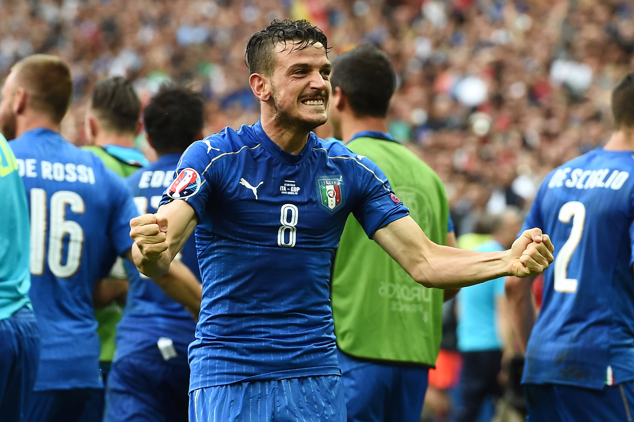 florenzi esulta italia europei giugno 2016 ifa