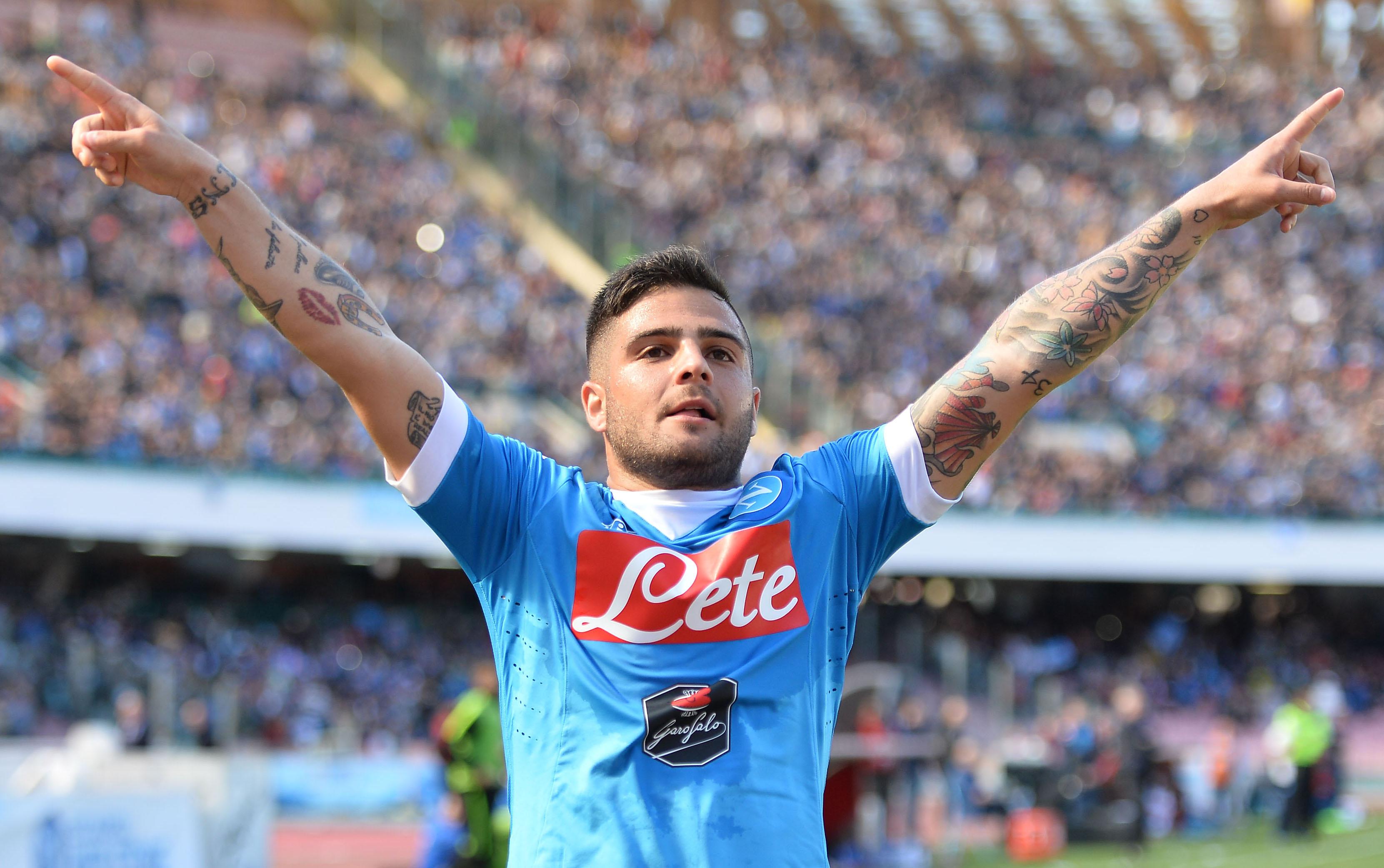 insigne esulta tris napoli aprile 2016 ifa