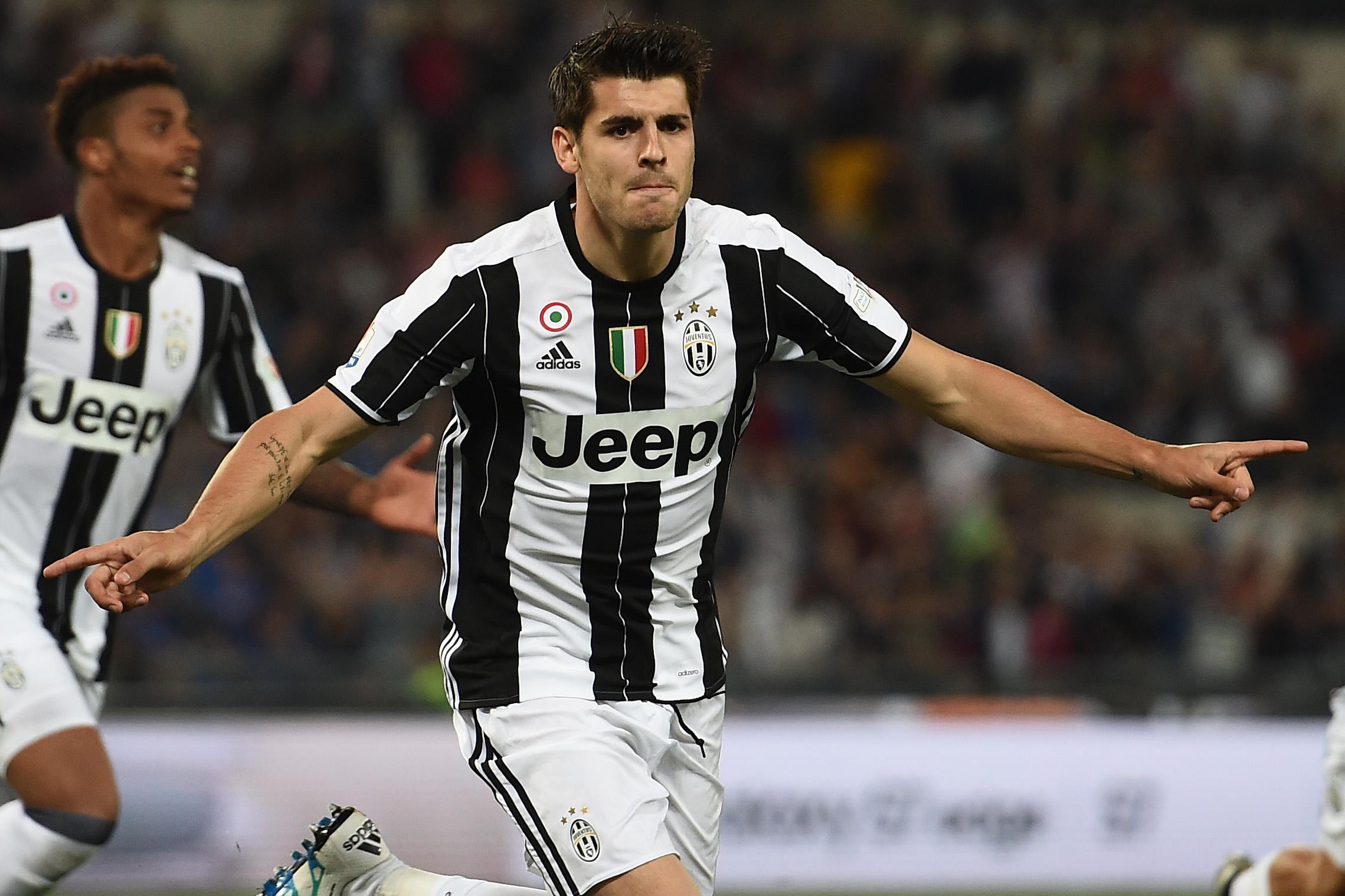 morata esultanza juventus finale coppa italia maggio 2016 ifa