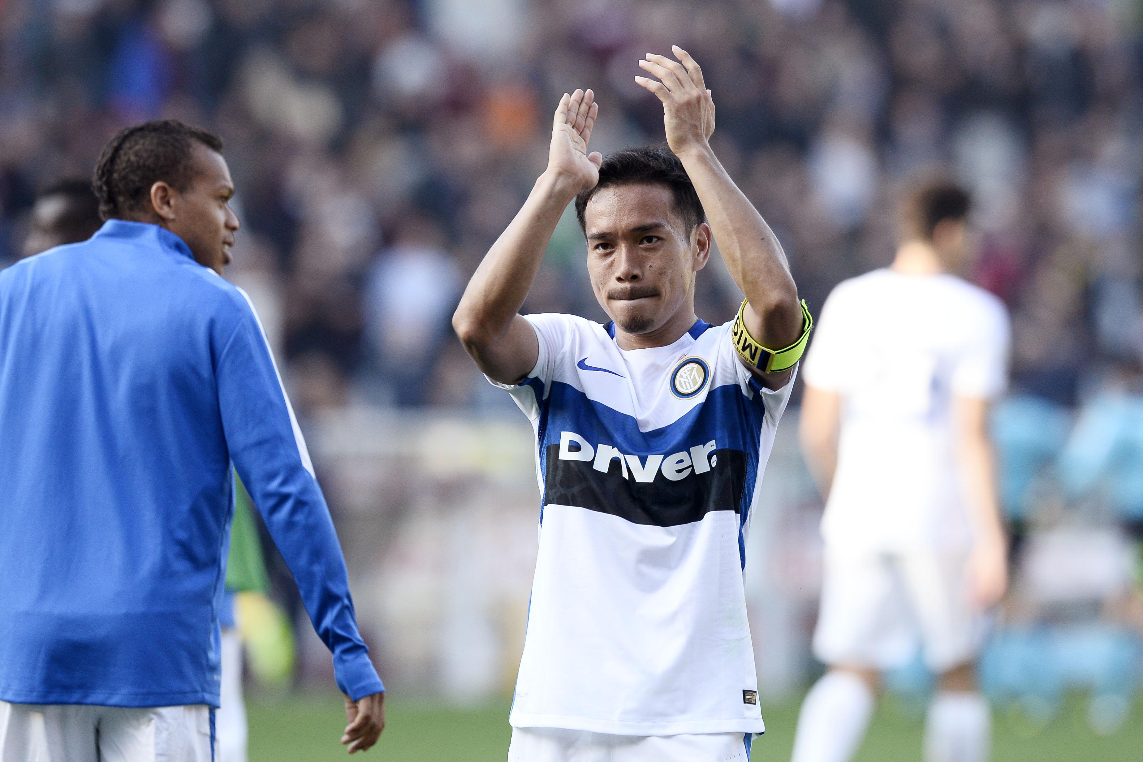 nagatomo saluta inter away novembre 2015 ifa