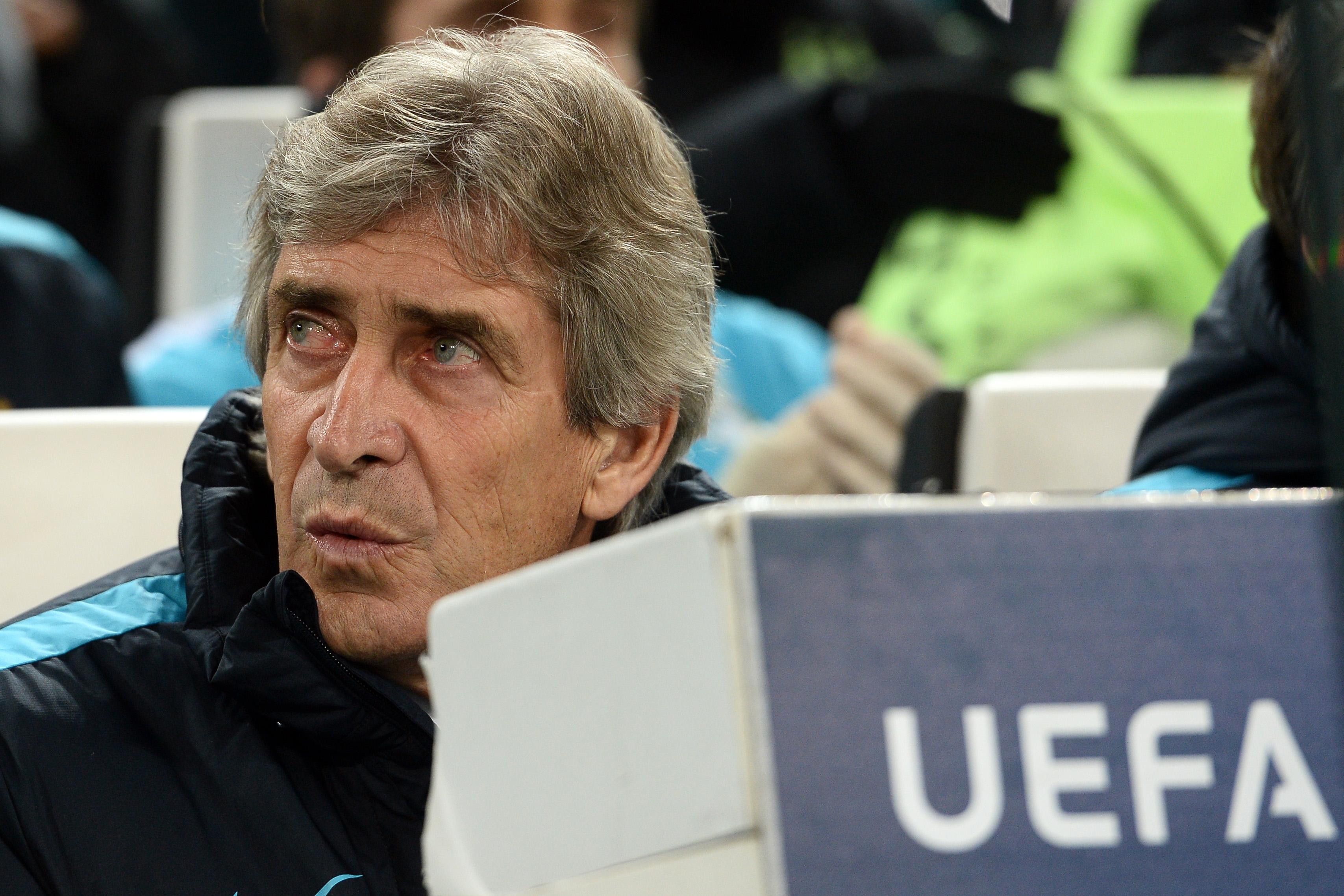 pellegrini panchina manchester city champions league novembre 2015 ifa