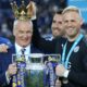 ranieri schmeichel premiazione leicester city maggio 2016 ifa