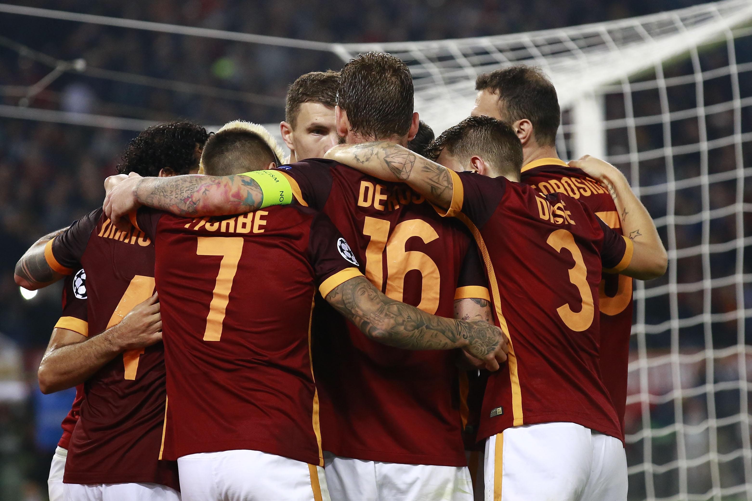 roma esultanza champions league novembre 2015 ifa