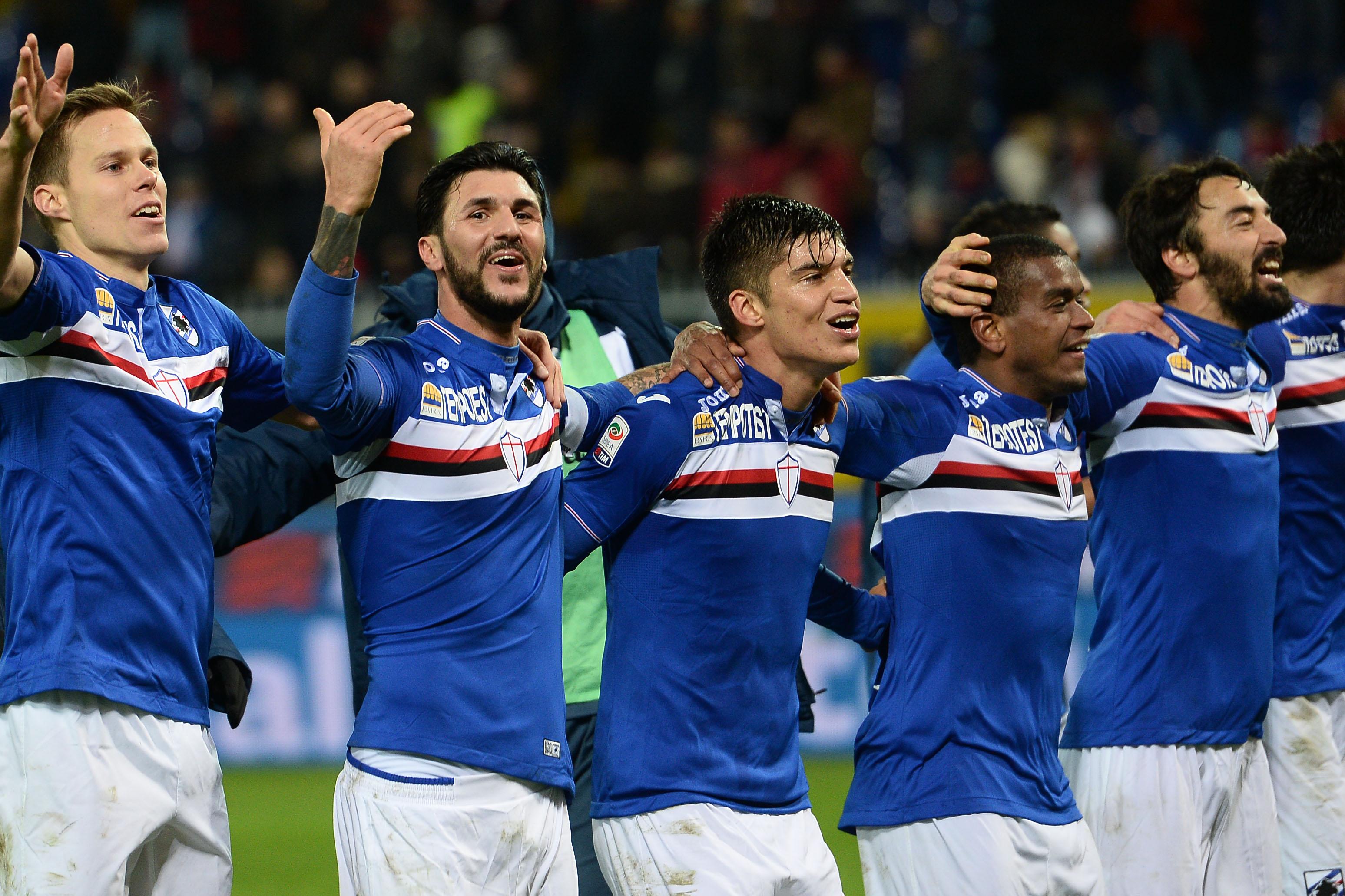 sampdoria esultanza bis gennaio 2016 ifa