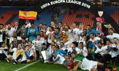 siviglia premiazione bis finale europa league maggio 2016 ifa