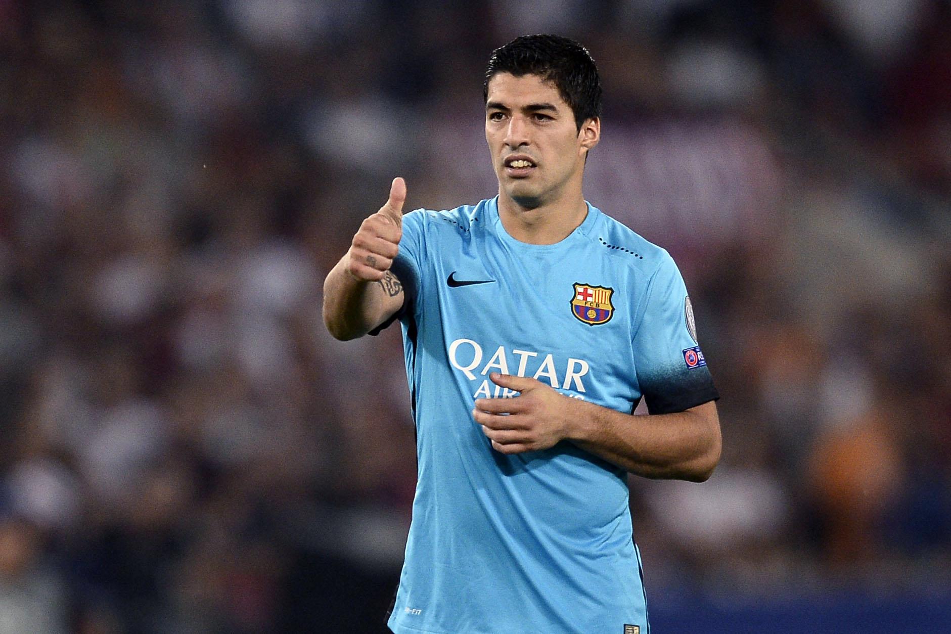 suarez barcellona third champions league settembre 2015 ifa