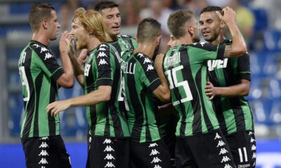 sassuolo esultanza europa league agosto 2016 ifa