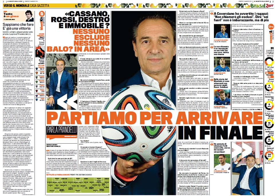 prandelli premondiale