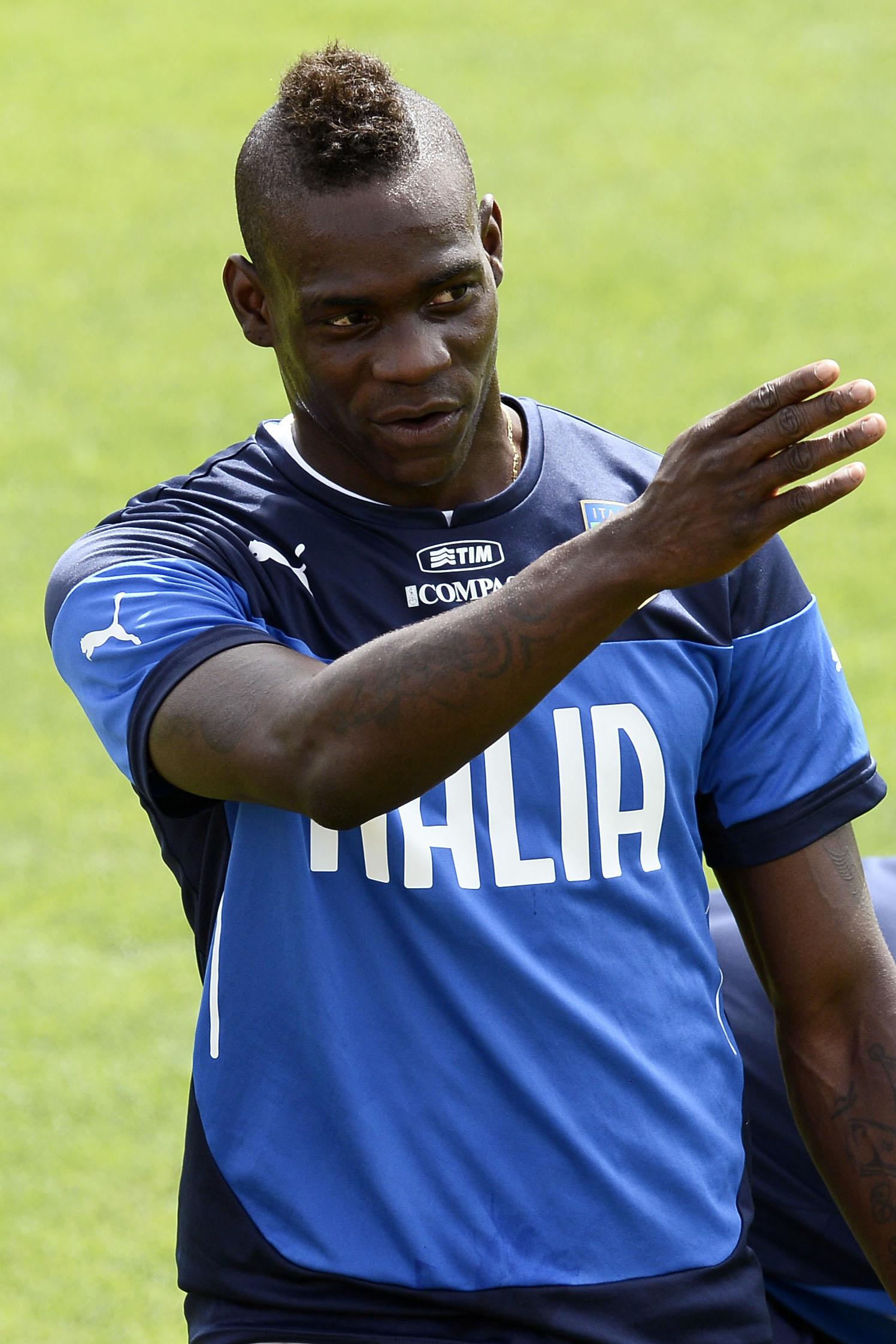 balotelli allenamento italia maggio 2014 ifa