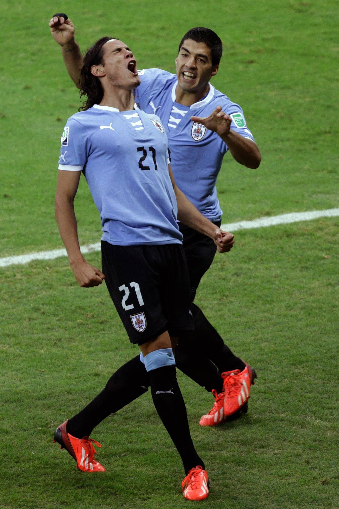 cavani edinson suarez uruguay conf cup 2013 esultanza ifa